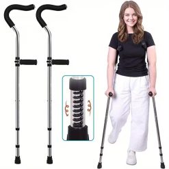 Pair of Ergonomic Forearm Crutches